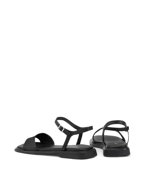 Женские сандалии Vagabond Izzy кожаные черные - фото 3 - Miraton