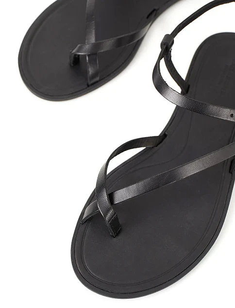 Женские сандалии Vagabond Tia 2.0 кожаные черные - фото 5 - Miraton