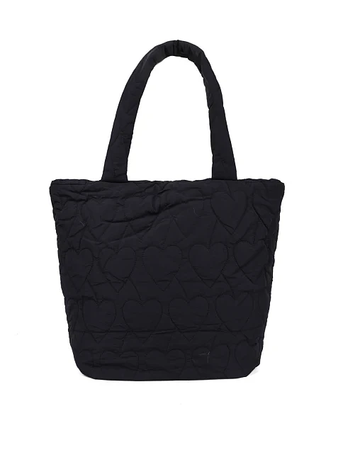 Женская сумка шоппер MIRATON тканевая черная - фото 3 - Miraton