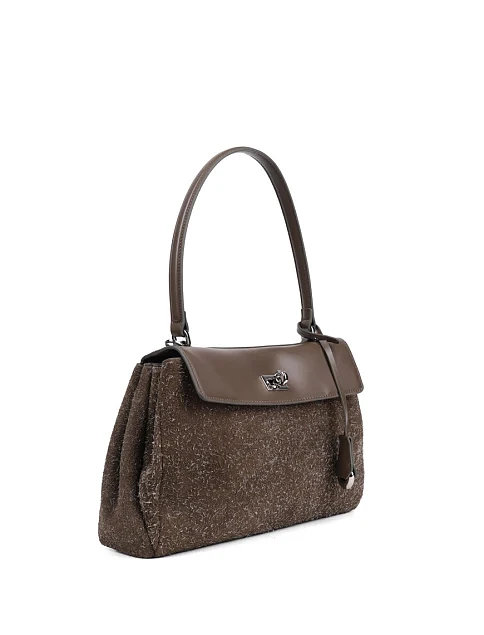 Женская сумка тоут MIRATON кожаная зеленая - фото 2 - Miraton