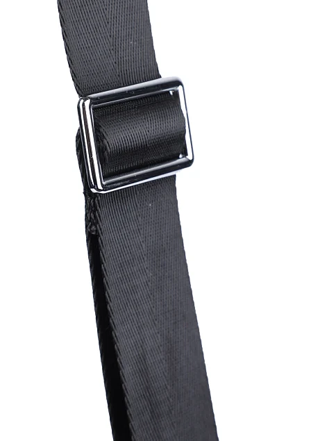 Мужская сумка кросс-боди MIRATON кожаная черная - фото 4 - Miraton