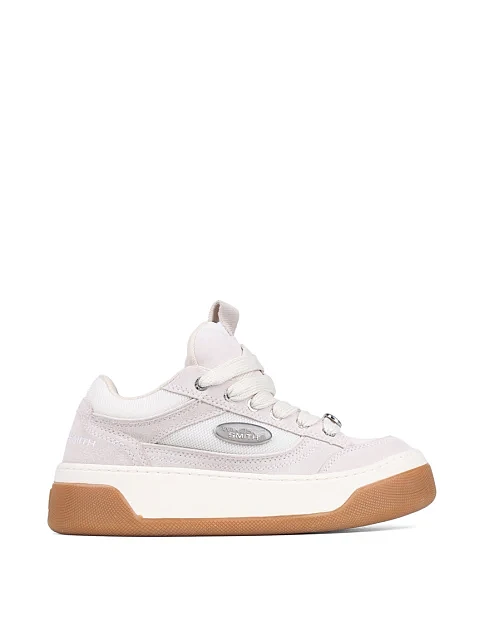 Женские кеды WINDSOR SMITH FLAVOUR велюровые бежевые - фото 1 - Miraton