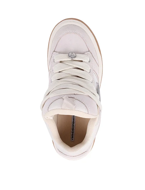 Женские кеды WINDSOR SMITH FLAVOUR велюровые бежевые - фото 5 - Miraton