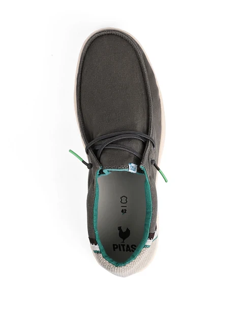 Мужские туфли Walk in Pitas CANA тканевые серые - фото 5 - Miraton