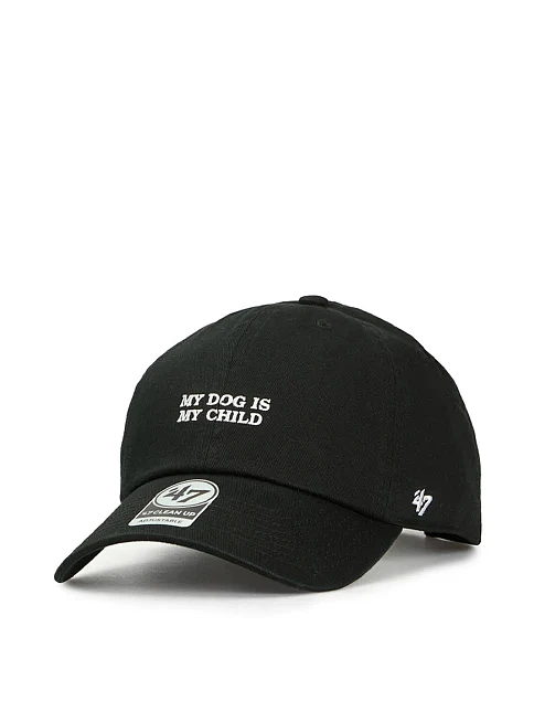 Кепка 47 Brand SLOGAN BASE RUNNER ICON тканевая черная - фото 1 - Miraton