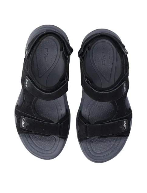 Мужские сандалии CMP EMBY замшевые черные - фото 5 - Miraton