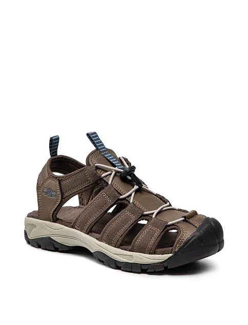 Мужские сандалии CMP тканевые коричневые - фото 2 - Miraton