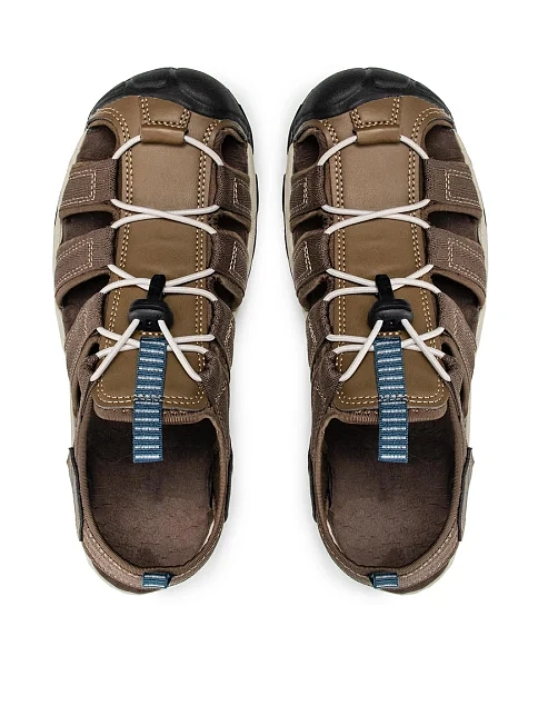 Мужские сандалии CMP тканевые коричневые - фото 5 - Miraton