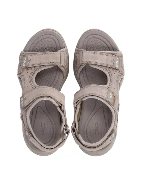 Женские сандалии CMP кожаные бежевые - фото 5 - Miraton