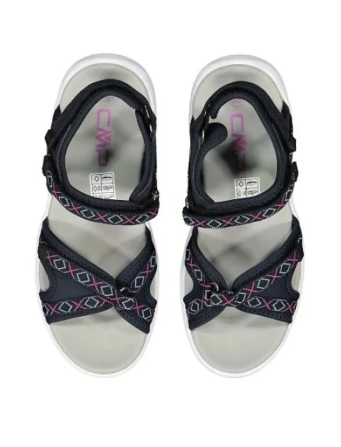 Женские сандалии CMP кожаные синие - фото 4 - Miraton