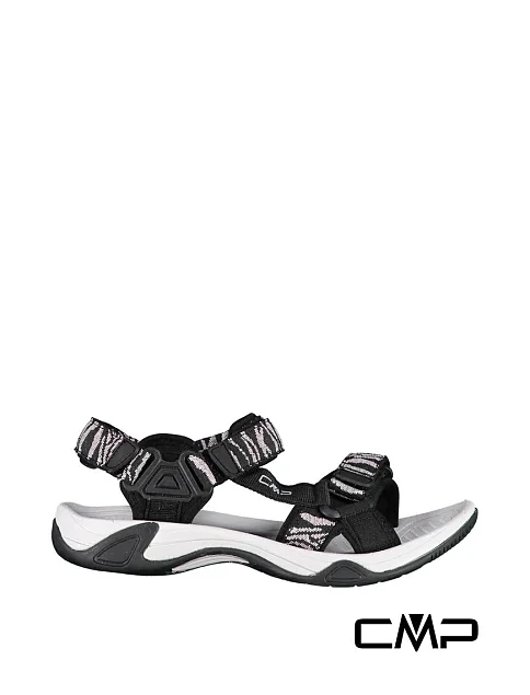 Женские сандалии CMP тканевые черные - фото 1 - Miraton