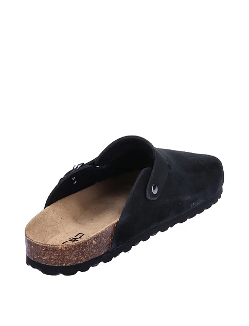 Женские слиперы CMP NAVARRO замшевые черные - фото 7 - Miraton