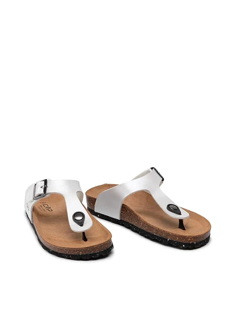 Женские вьетнамки CMP из искусственной кожи белые - фото 4 - Miraton