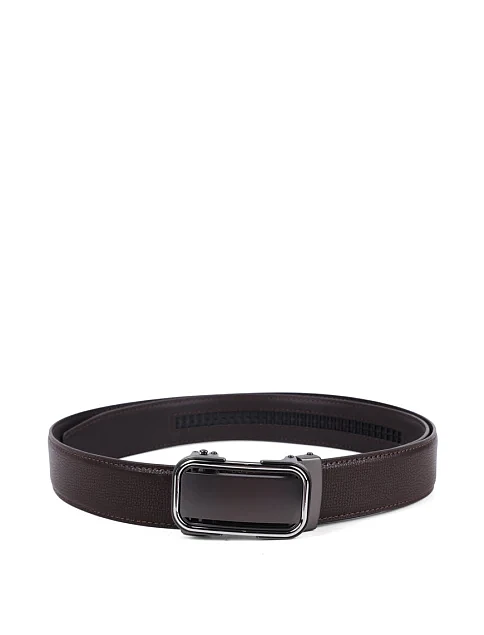 Ремінь шкіряний коричневий - фото 1 - Miraton