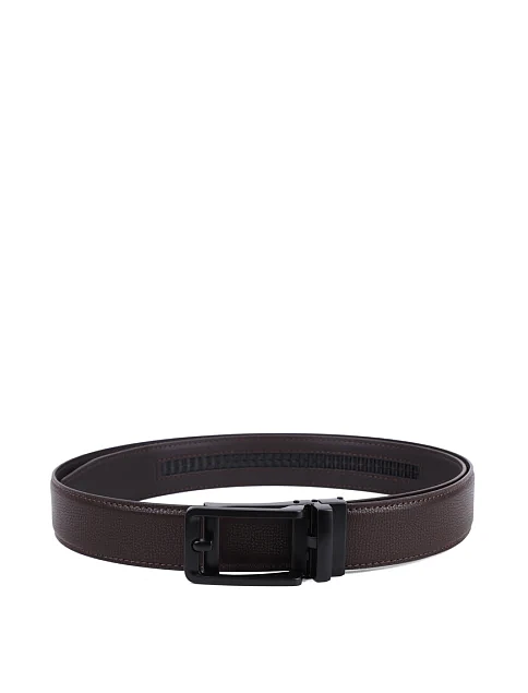 Ремінь шкіряний коричневий - фото 1 - Miraton