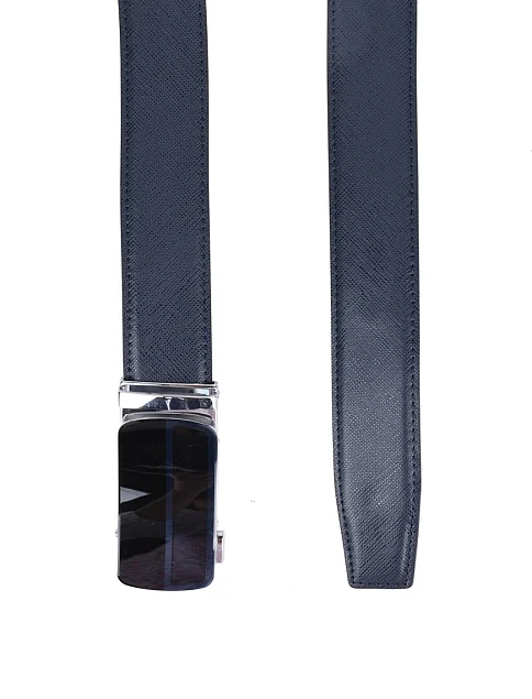 Ремінь шкіряний синій - фото 2 - Miraton