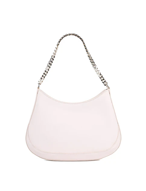 Женская сумка хобо Just Cavalli из экокожи молочного цвета - фото 4 - Miraton
