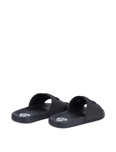 Жіночі шльопанці Just Cavalli гумові чорні - фото 4 - Miraton