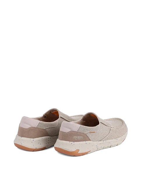 Чоловічі туфлі Dockers тканинні бежеві - фото 4 - Miraton