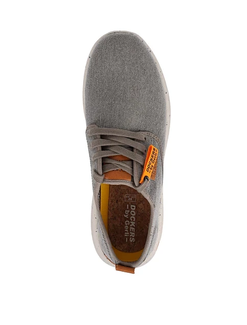 Чоловічі туфлі Dockers тканинні хакі - фото 5 - Miraton