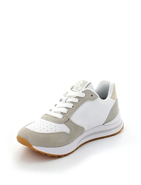 Женские кроссовки Rieker замшевые бежевые - фото 5 - Miraton