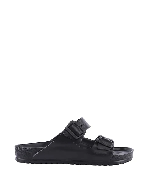 Мужские шлепанцы BIRKENSTOCK Arizona Eva резиновые черные - фото 1 - Miraton