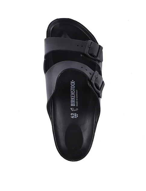 Мужские шлепанцы BIRKENSTOCK Arizona Eva резиновые черные - фото 4 - Miraton