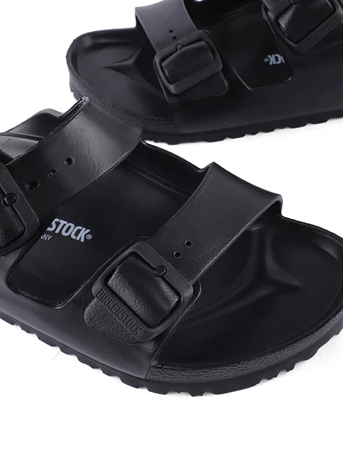 Мужские шлепанцы BIRKENSTOCK Arizona Eva резиновые черные - фото 5 - Miraton