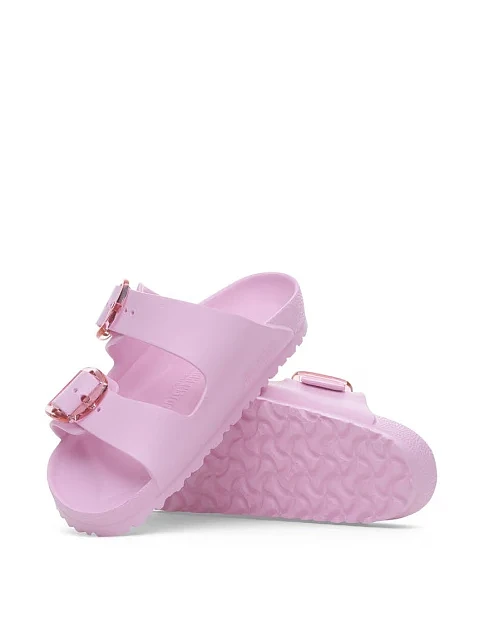Женские шлепанцы BIRKENSTOCK Arizona Big Buckle Eva резиновые розовые - фото 4 - Miraton