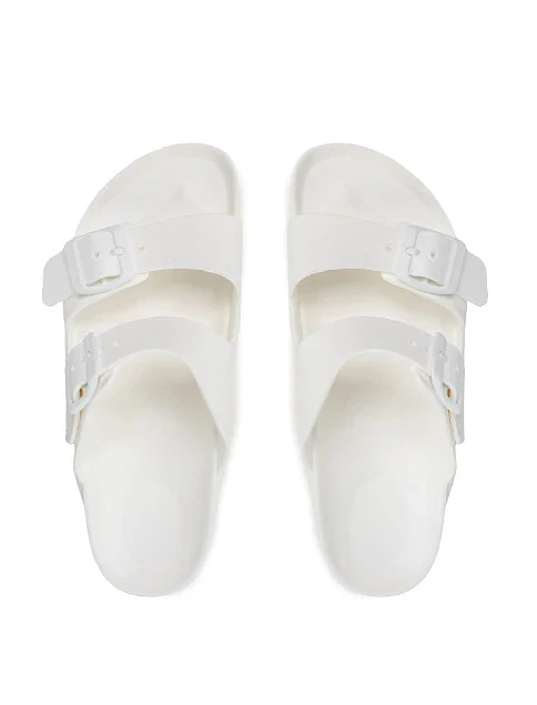 Женские шлепанцы BIRKENSTOCK Arizona Eva резиновые белые - фото 5 - Miraton