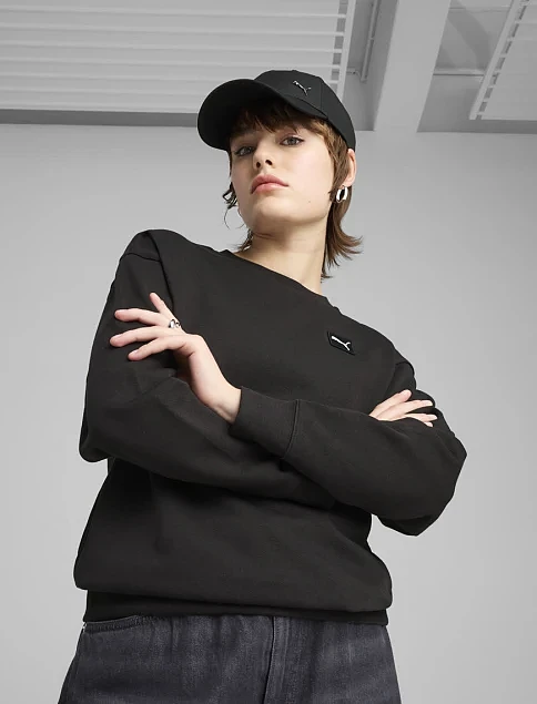 Бейсболка ESS Metal PUMA Cat тканевая черная - фото 3 - Miraton