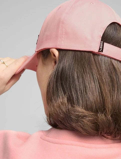Бейсболка ESS Metal PUMA Cat тканевая розовая - фото 4 - Miraton