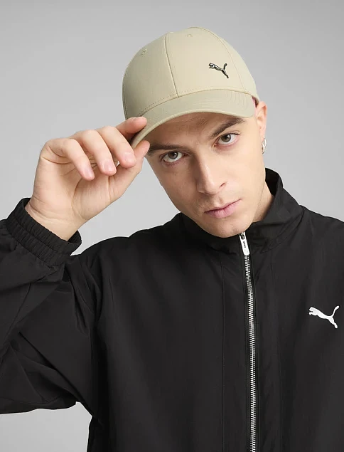 Бейсболка ESS Metal PUMA Cat тканинна бежева - фото 3 - Miraton