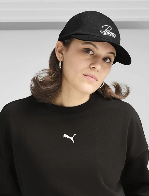 Кепка ESS Script Logo Dad Cap тканевая черная - фото 3 - Miraton