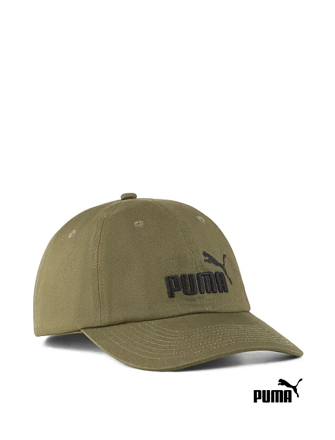 Кепка Puma ESS No.1 Logo Patch BB Cap тканинна зелена - фото 1 - Miraton