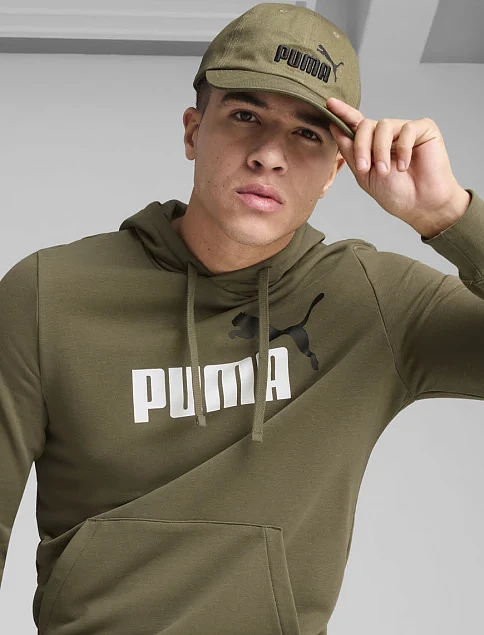 Кепка Puma ESS No.1 Logo Patch BB Cap тканинна зелена - фото 3 - Miraton