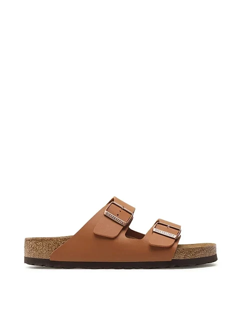 Женские шлепанцы BIRKENSTOCK Arizona Bs из экокожи оранжевые - фото 1 - Miraton