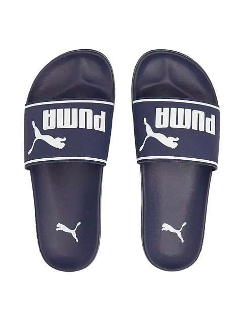Чоловічі шльопанці PUMA Leadcat 2.0 гумові сині - фото 4 - Miraton
