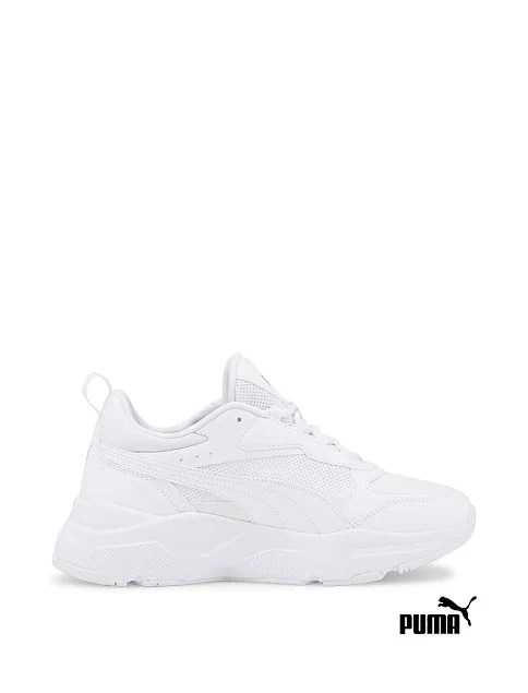 Женские кроссовки PUMA Cassia тканевые белые - фото 1 - Miraton