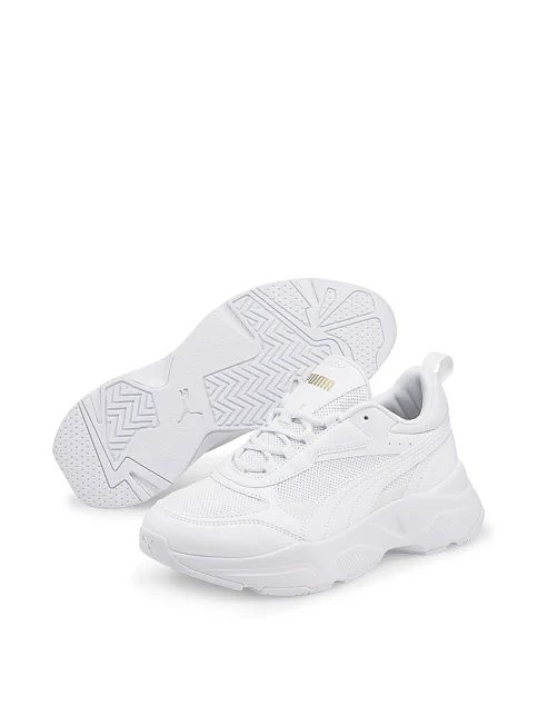 Женские кроссовки PUMA Cassia тканевые белые - фото 3 - Miraton