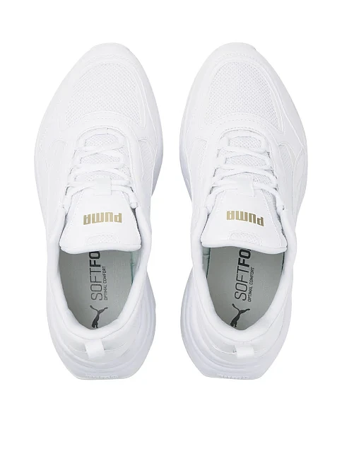 Женские кроссовки PUMA Cassia тканевые белые - фото 4 - Miraton