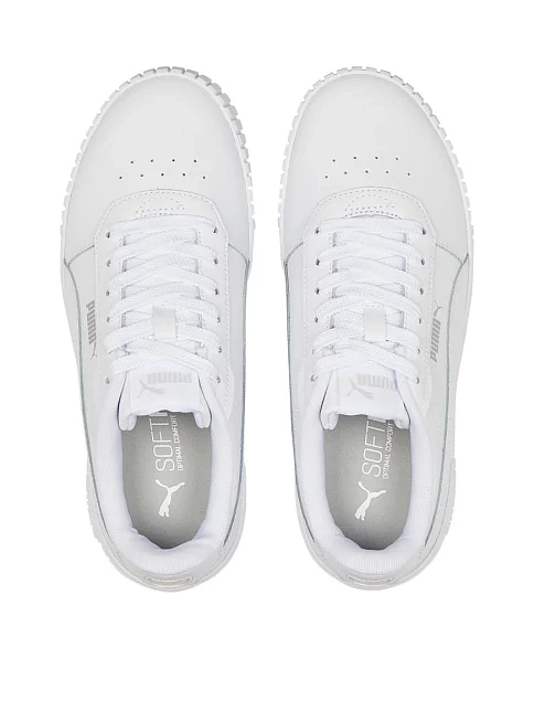 Жіночі кеди PUMA Carina 2.0 із штучної шкіри білі - фото 4 - Miraton