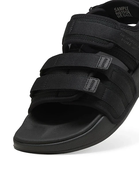 Мужские сандалии PUMA Leadcat City тканевые черные - фото 5 - Miraton