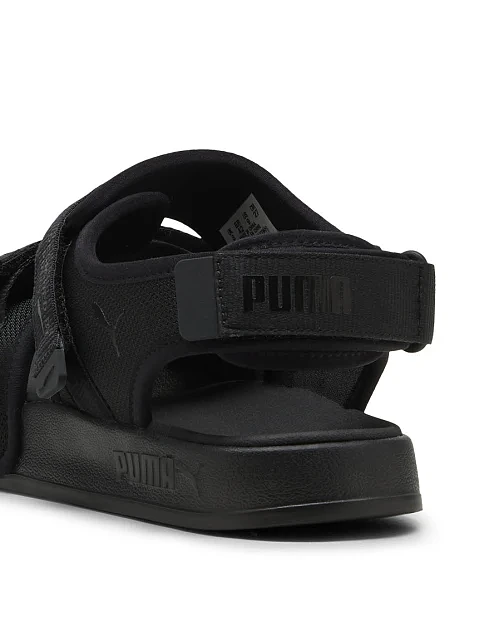 Мужские сандалии PUMA Leadcat City тканевые черные - фото 6 - Miraton