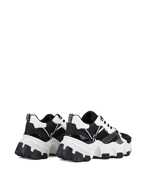 Жіночі кросівки Buffalo з екошкіри чорні - фото 4 - Miraton