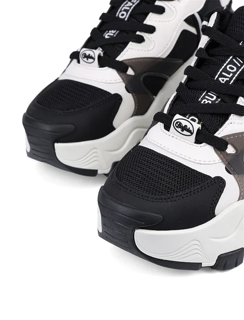 Жіночі кросівки Buffalo з екошкіри чорні - фото 5 - Miraton