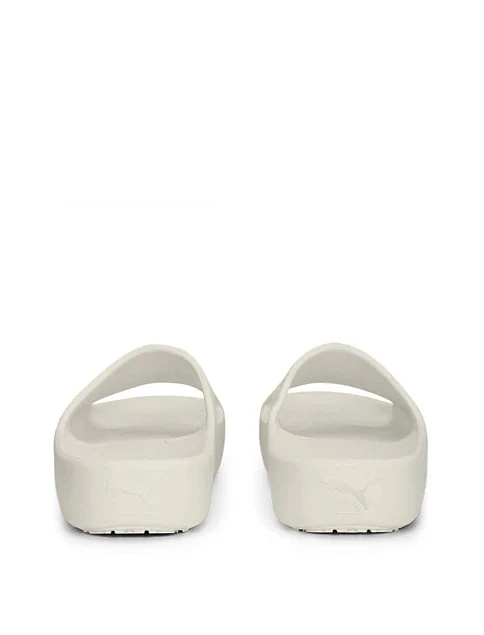 Женские шлепанцы PUMA Shibui Cat резиновые молочного цвета - фото 3 - Miraton