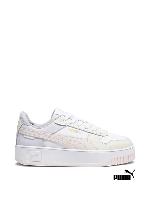 Жіночі кеди PUMA Carina Street із штучної шкіри білі - фото 1 - Miraton