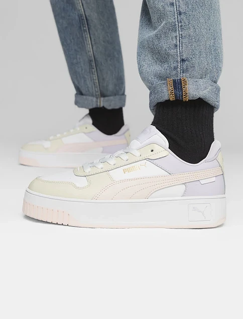 Жіночі кеди PUMA Carina Street із штучної шкіри білі - фото 7 - Miraton