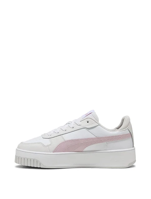 Жіночі кеди PUMA Carina Street Sneakers Women зі штучної шкіри білі - фото 2 - Miraton